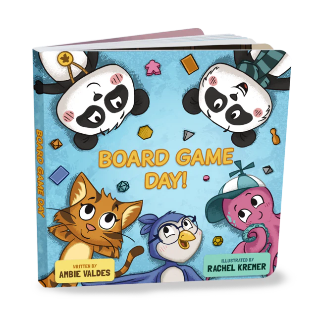 Board Game Day (board book) by Ambie Valdés