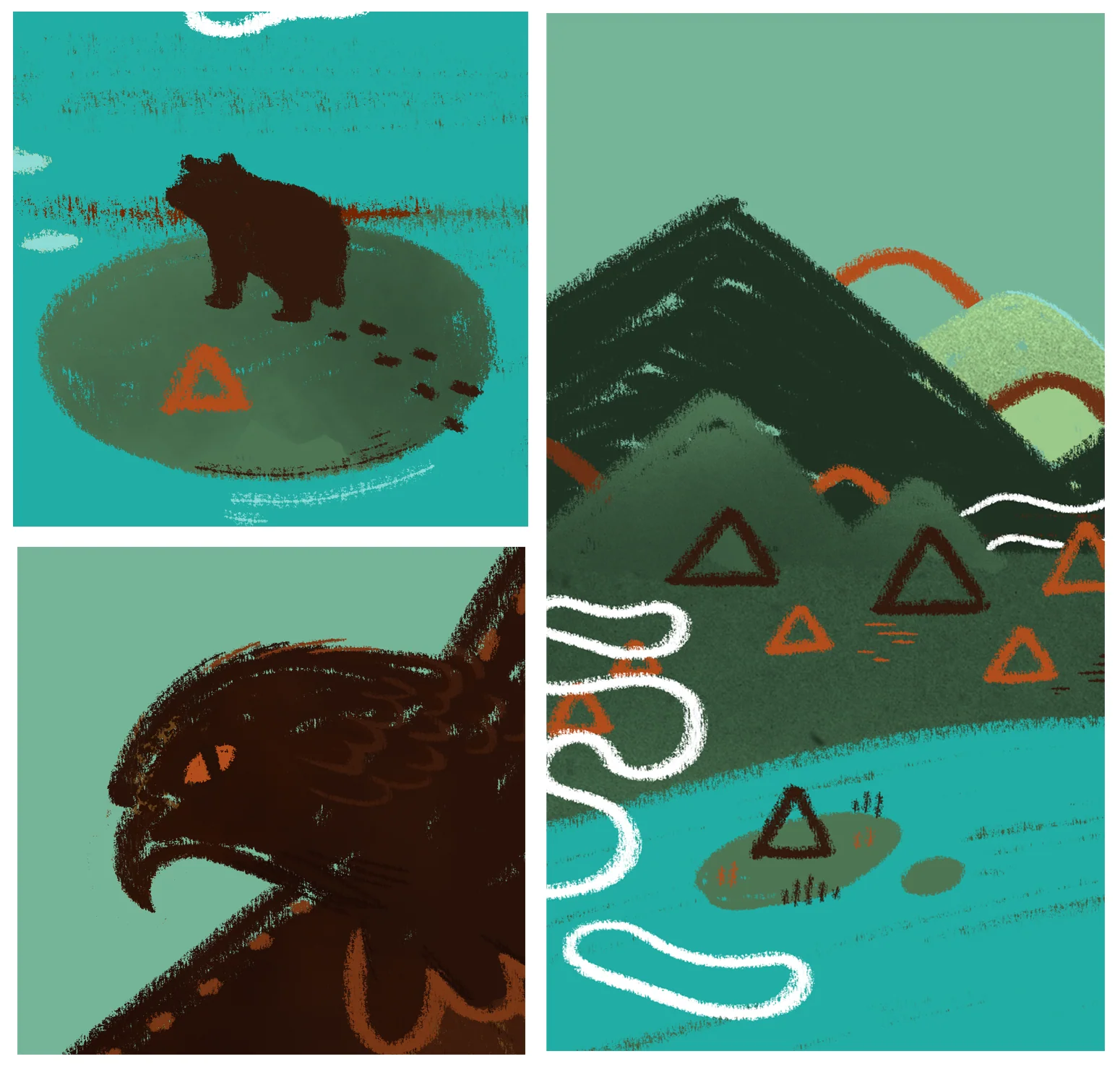 BoardGameGeek Artist Series: Series 9 - Cascadia - Image 2