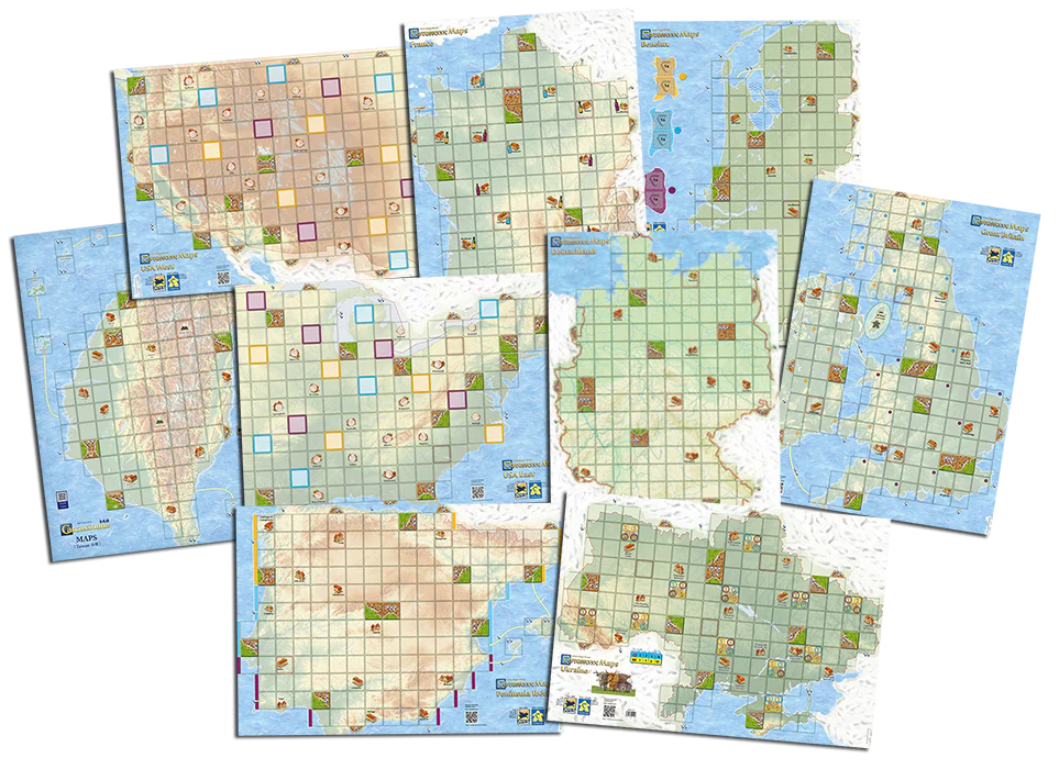Carcassonne Maps