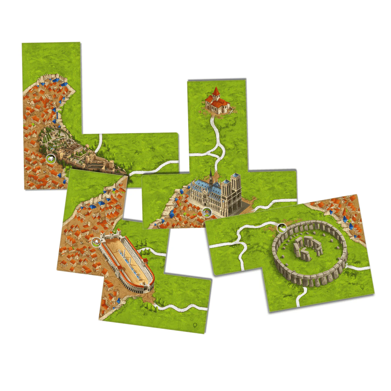 Carcassonne: The Wonders of Humanity - Set 1 Mini-Expansion - Image 2
