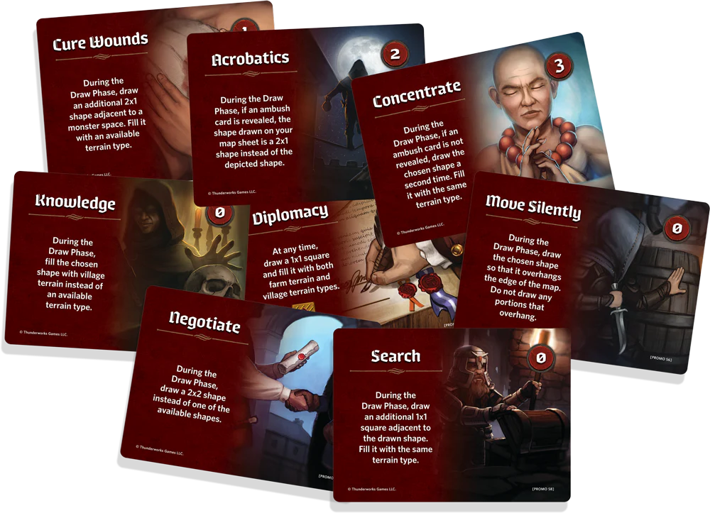 Cartographers: A Roll Player Tale - Skills Mini Expansion