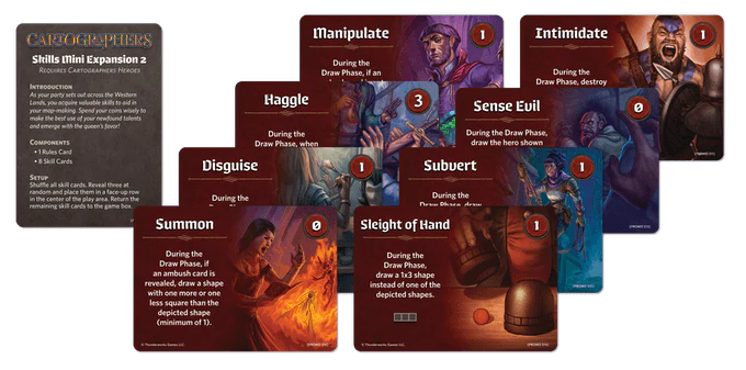 Cartographers Heroes - Skills Mini Expansion #2