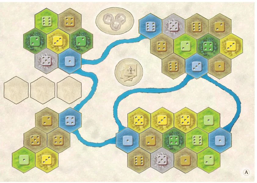 Castles of Burgundy: 10th Expansion - Solo Board