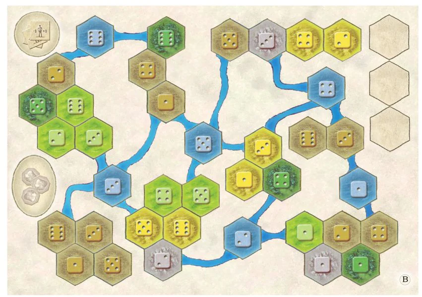 Castles of Burgundy: 10th Expansion - Solo Board - Image 2