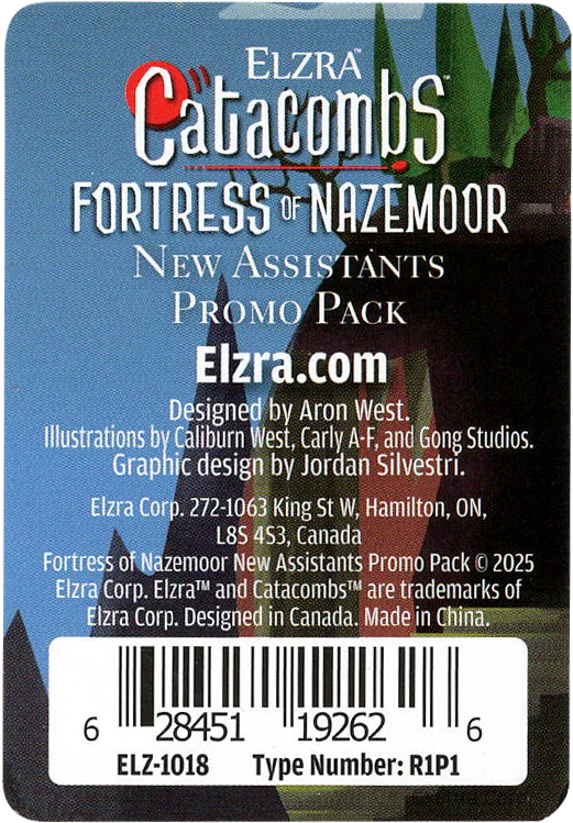 Catacombs: Fortress of Nazemoor – New Assistants Promo Pack