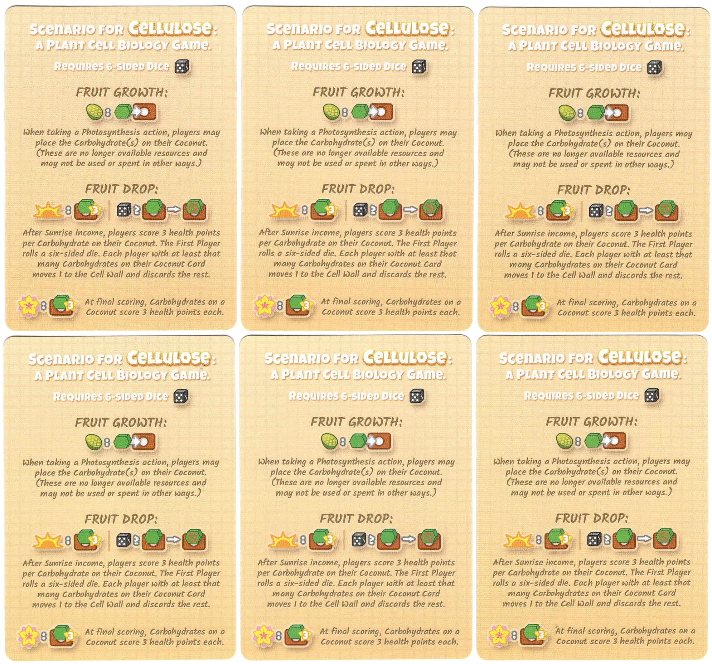Cellulose: A Plant Cell Biology Game – Coconut Scenario