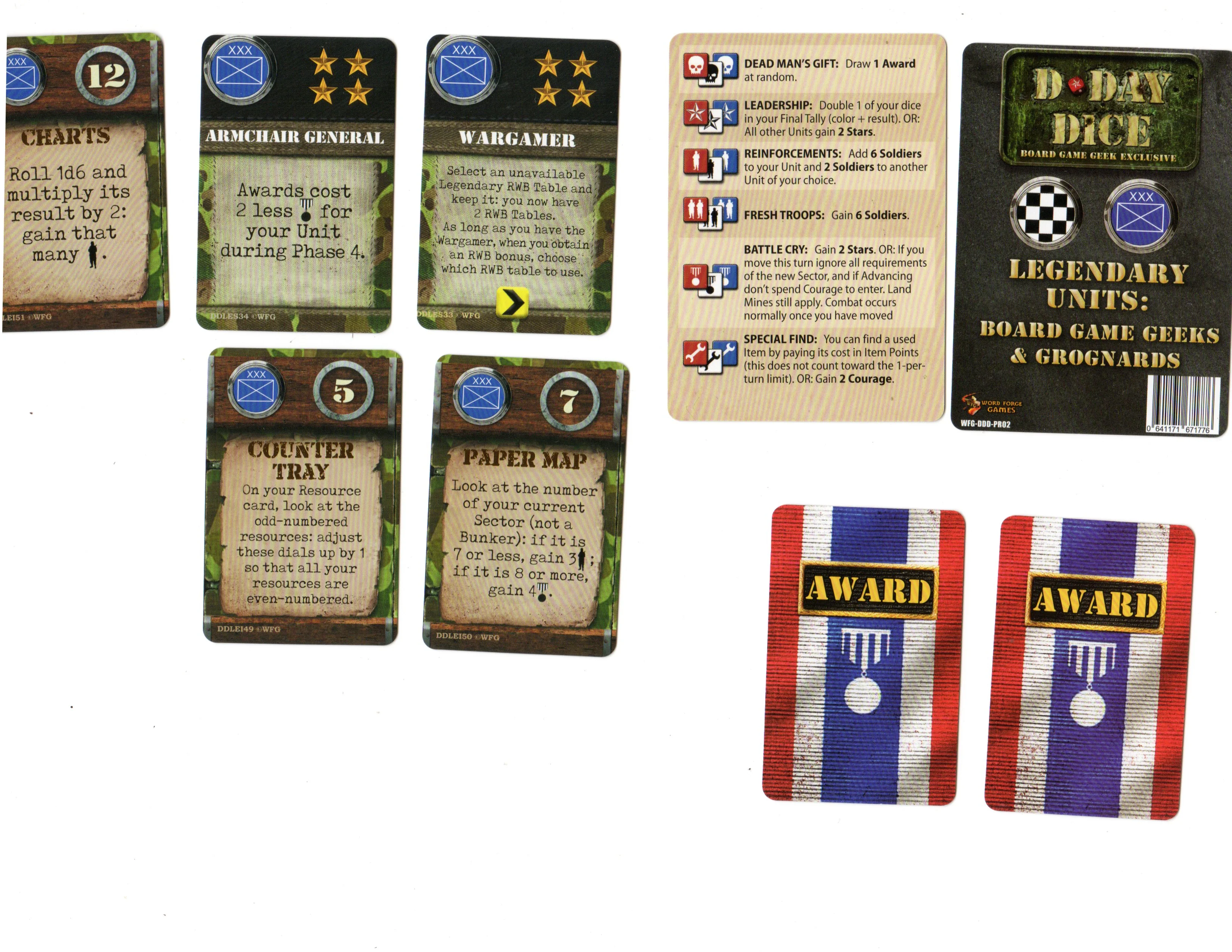 D-Day Dice: Legendary Units: Board Game Geeks and Grognards