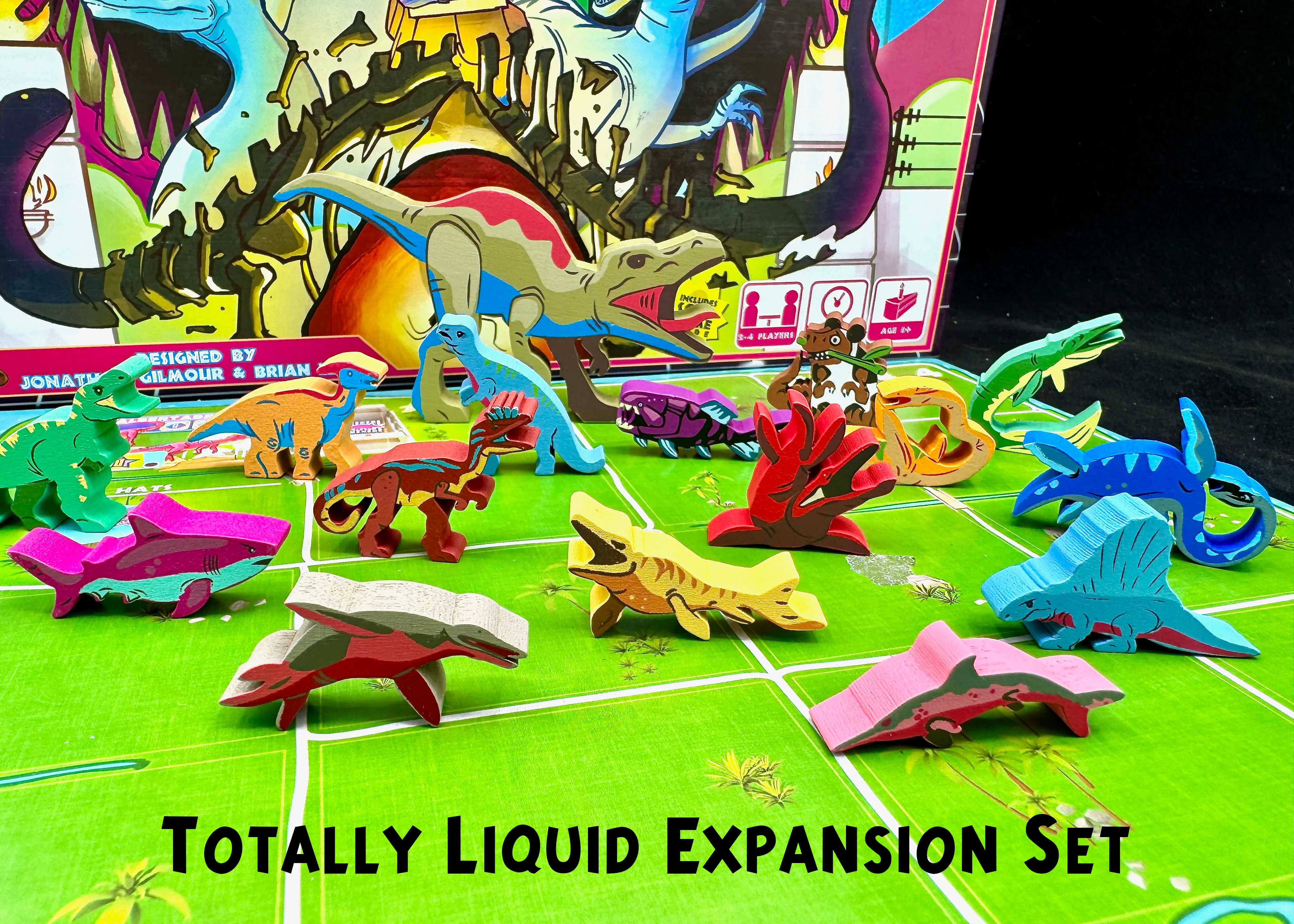 Dinosaur Island: Wooden Dinosaur Upgrade Set (Meeple Source) - Image 8