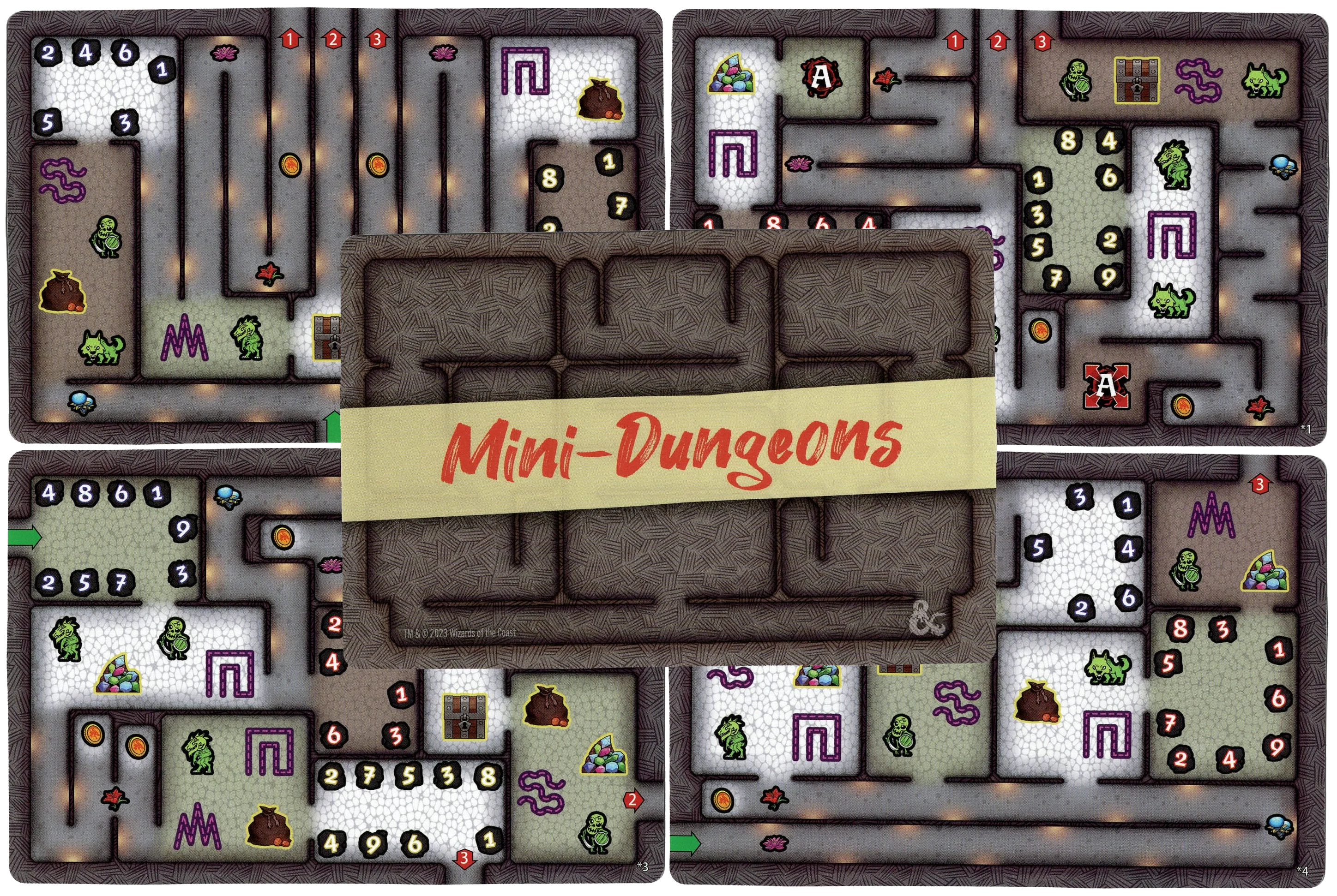 Dungeons & Dragons: Dungeon Scrawlers – Heroes of Waterdeep: Mini-Dungeons Promo Pack
