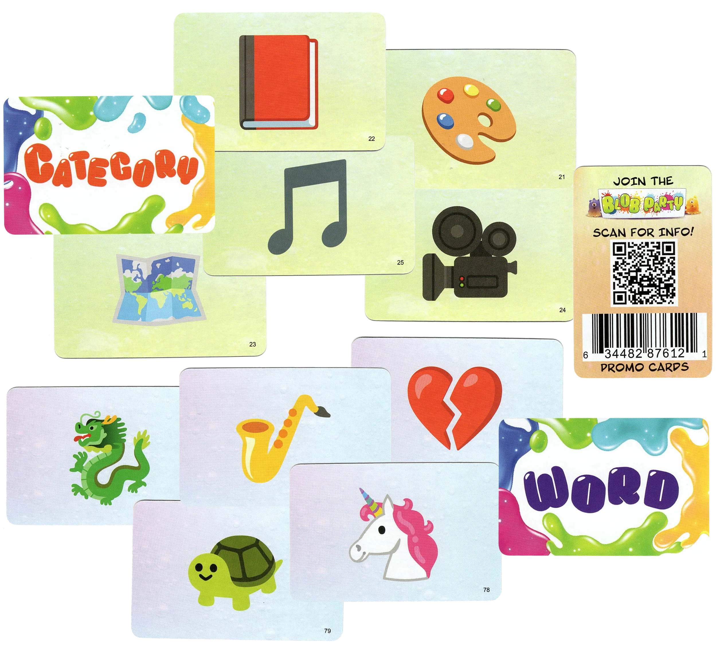 Blob Party: Picture Promo Cards