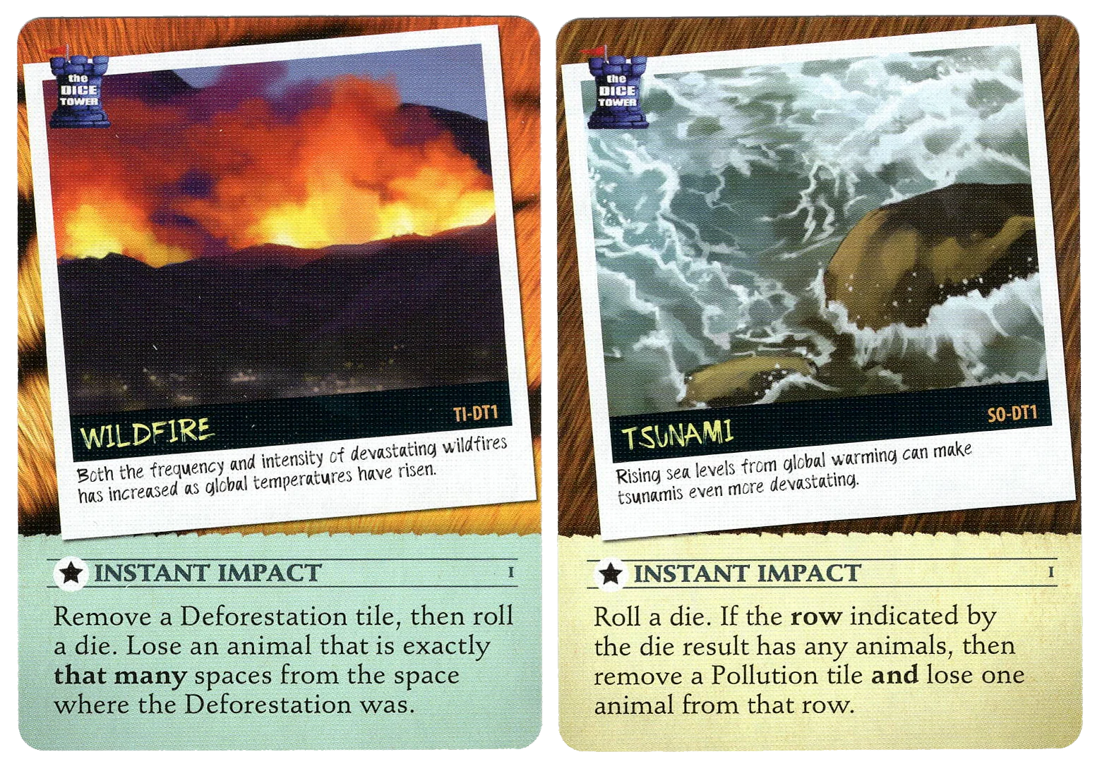 Endangered: Dice Tower 2022 Promo Cards