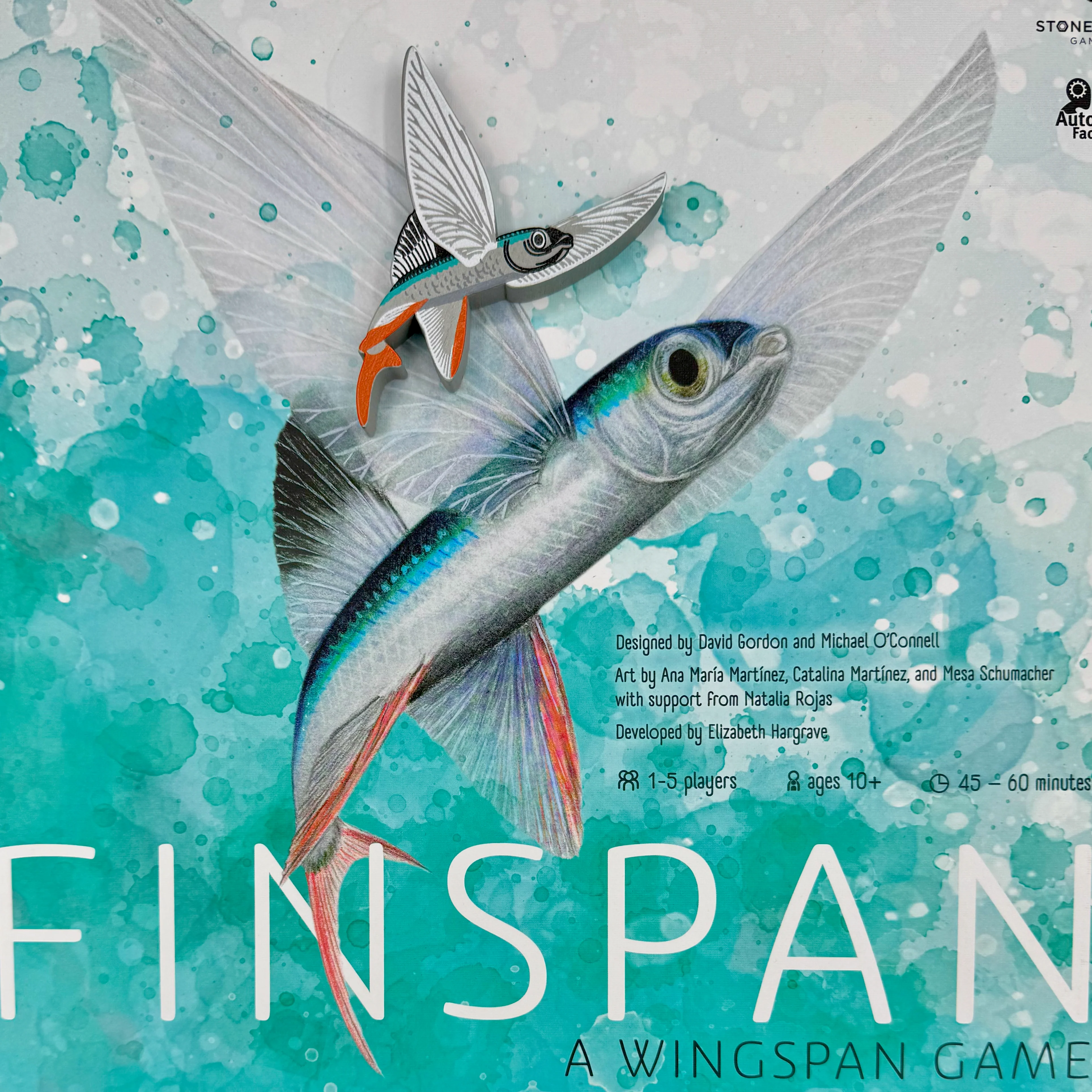 Finspan - Large Sailfin Flying Fish First Player Token (Meeple Source) - Image 3