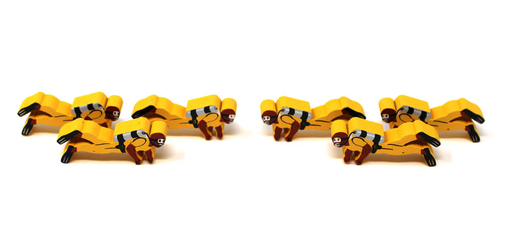 Finspan - Player Diver Sets (Meeple Source) - Image 10