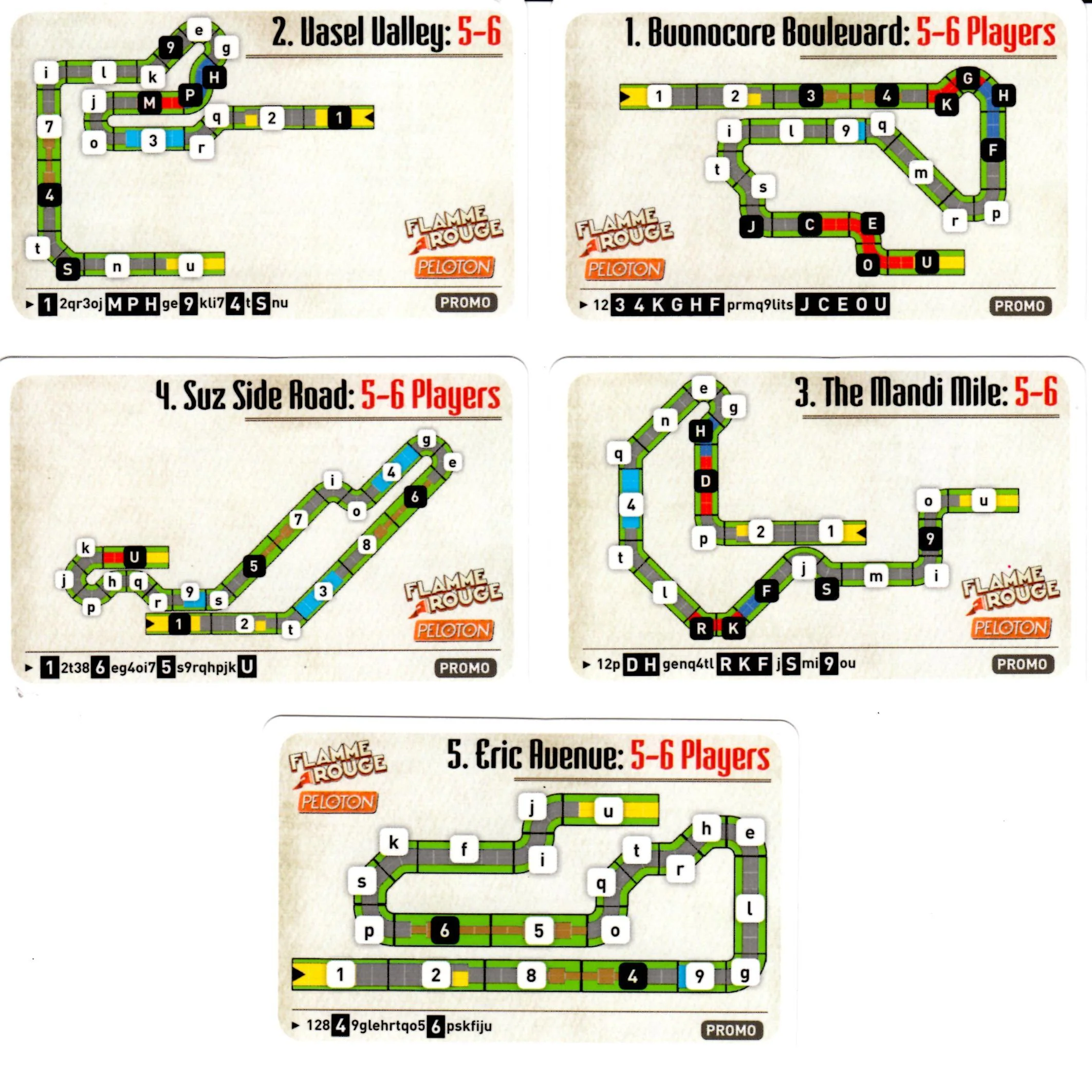Flamme Rouge: Dice Tower Stage Cards Promo Pack - Image 2