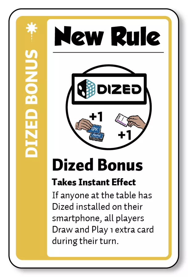 Fluxx: Dized Bonus Card