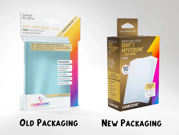 Gamegenic - Prime Sleeves, Board Game Sizes, Clear - Image 2