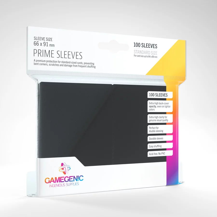 Gamegenic - Prime Sleeves, Standard (66 x 91 mm)