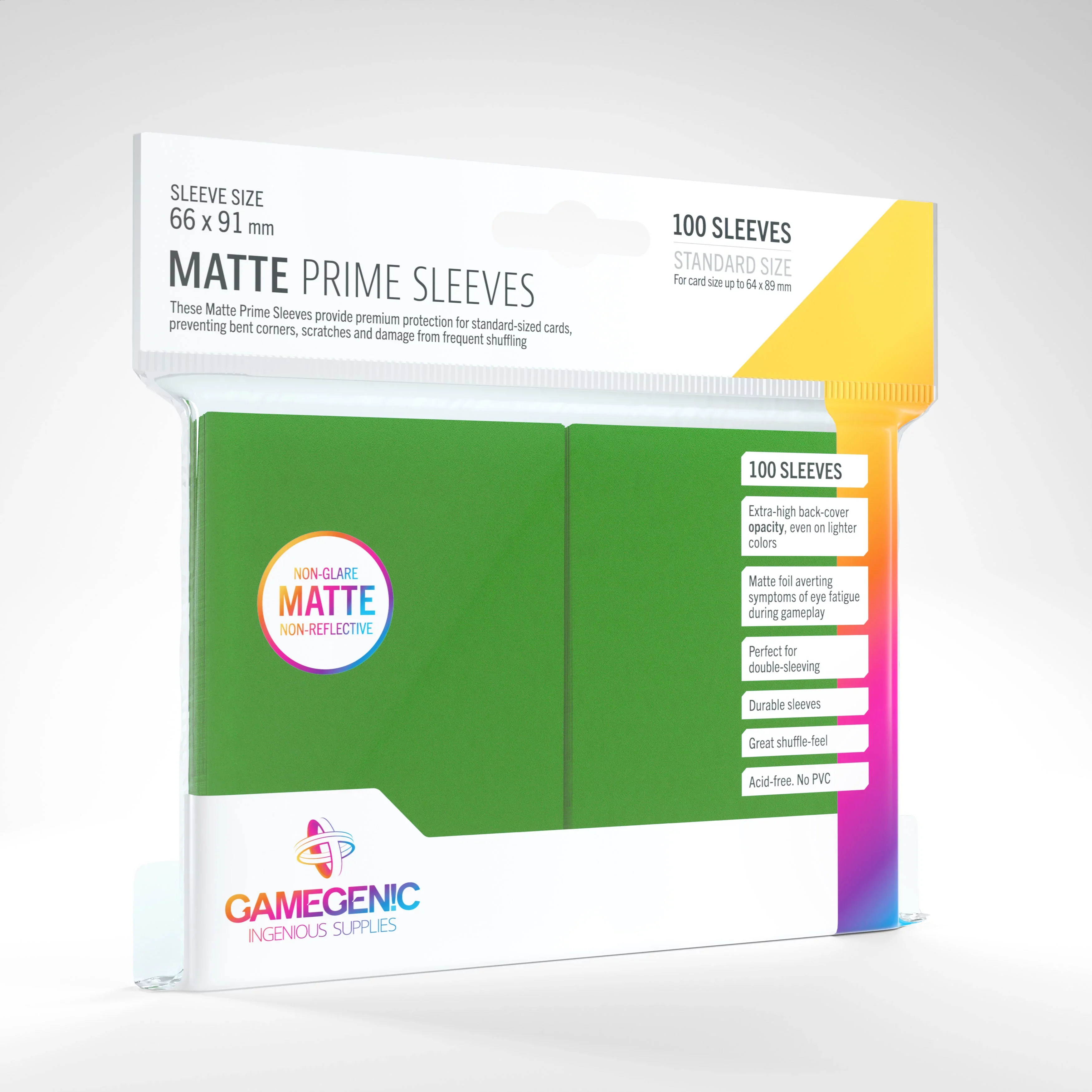 Gamegenic - Prime Sleeves, Standard (66 x 91 mm) - Image 17
