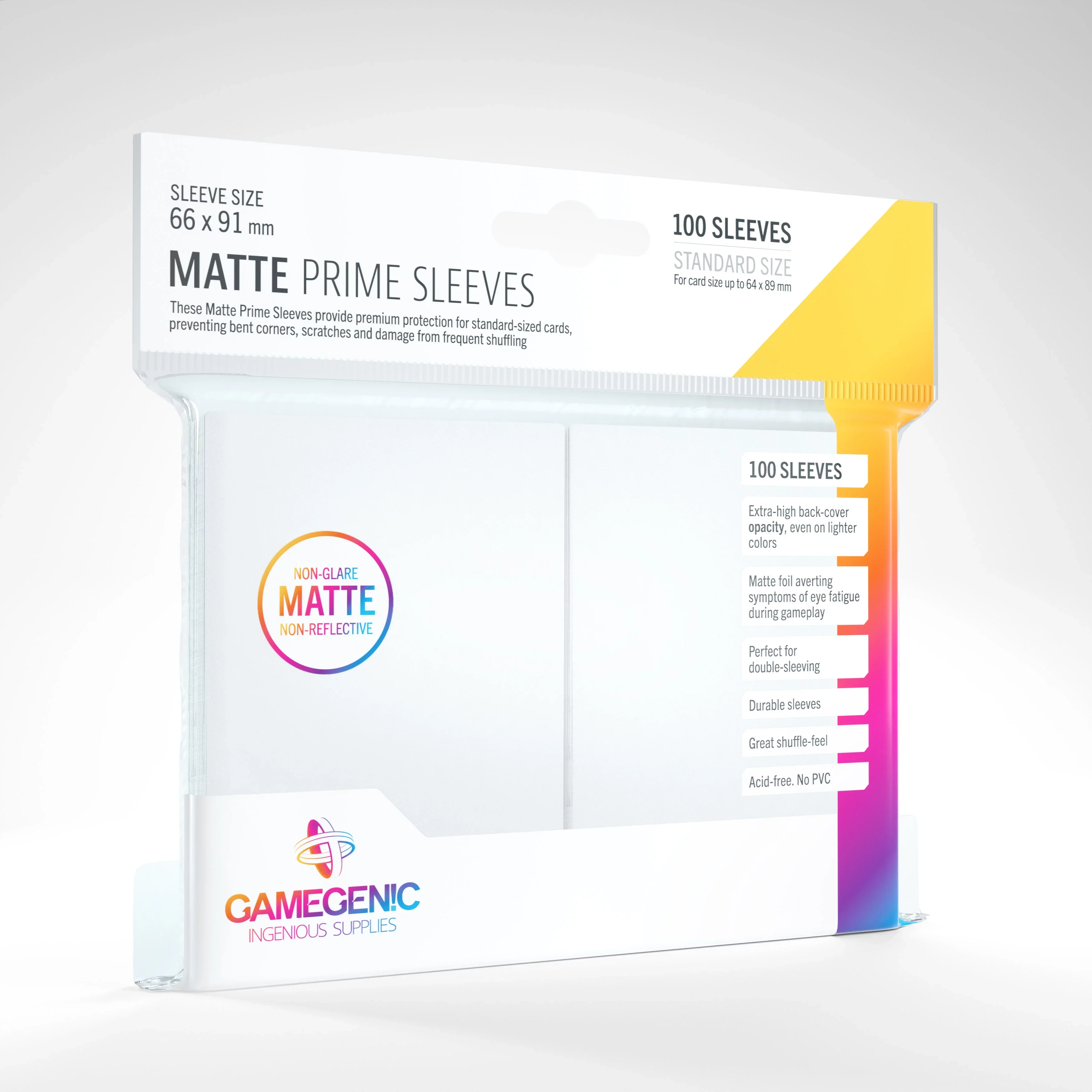 Gamegenic - Prime Sleeves, Standard (66 x 91 mm) - Image 19