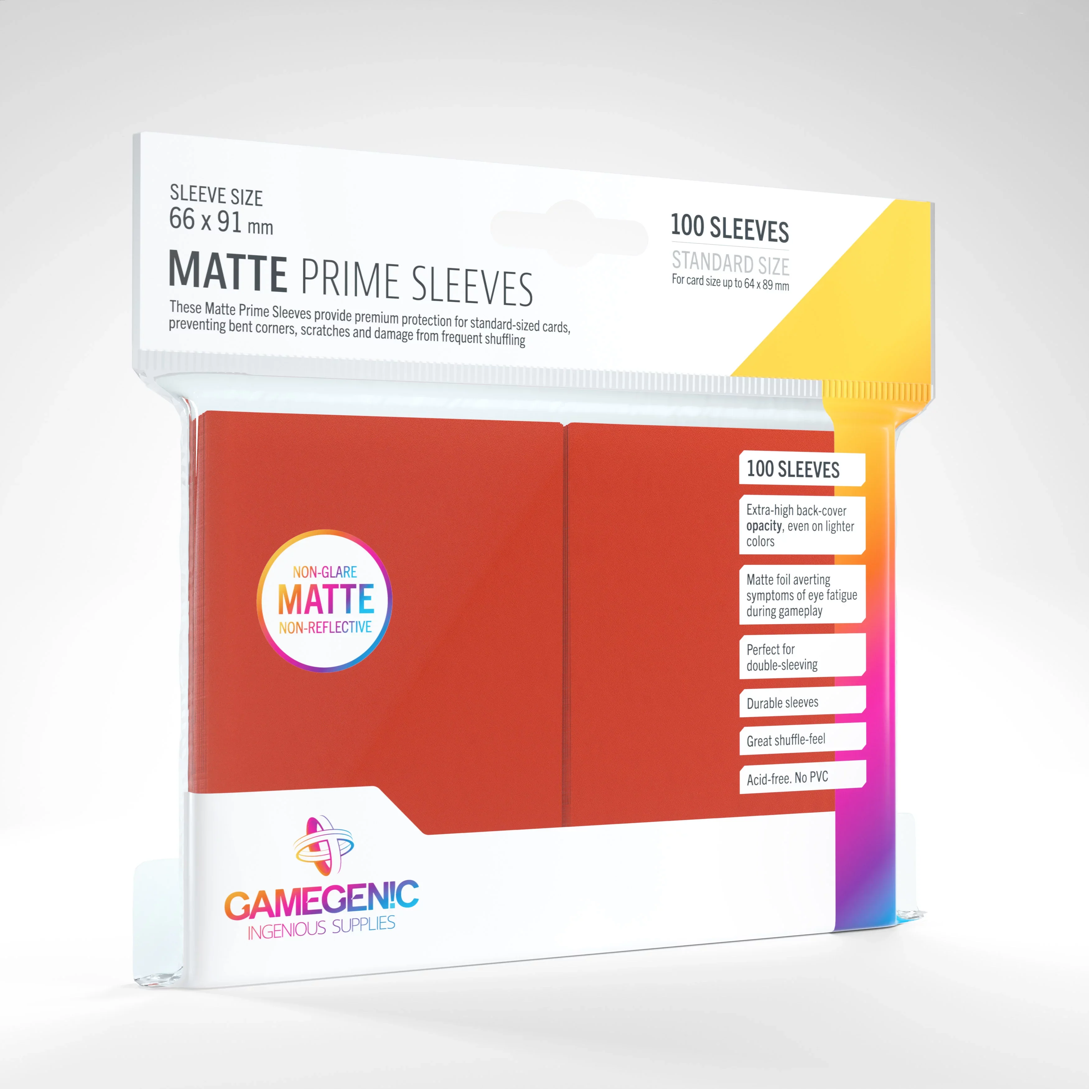 Gamegenic - Prime Sleeves, Standard (66 x 91 mm) - Image 21
