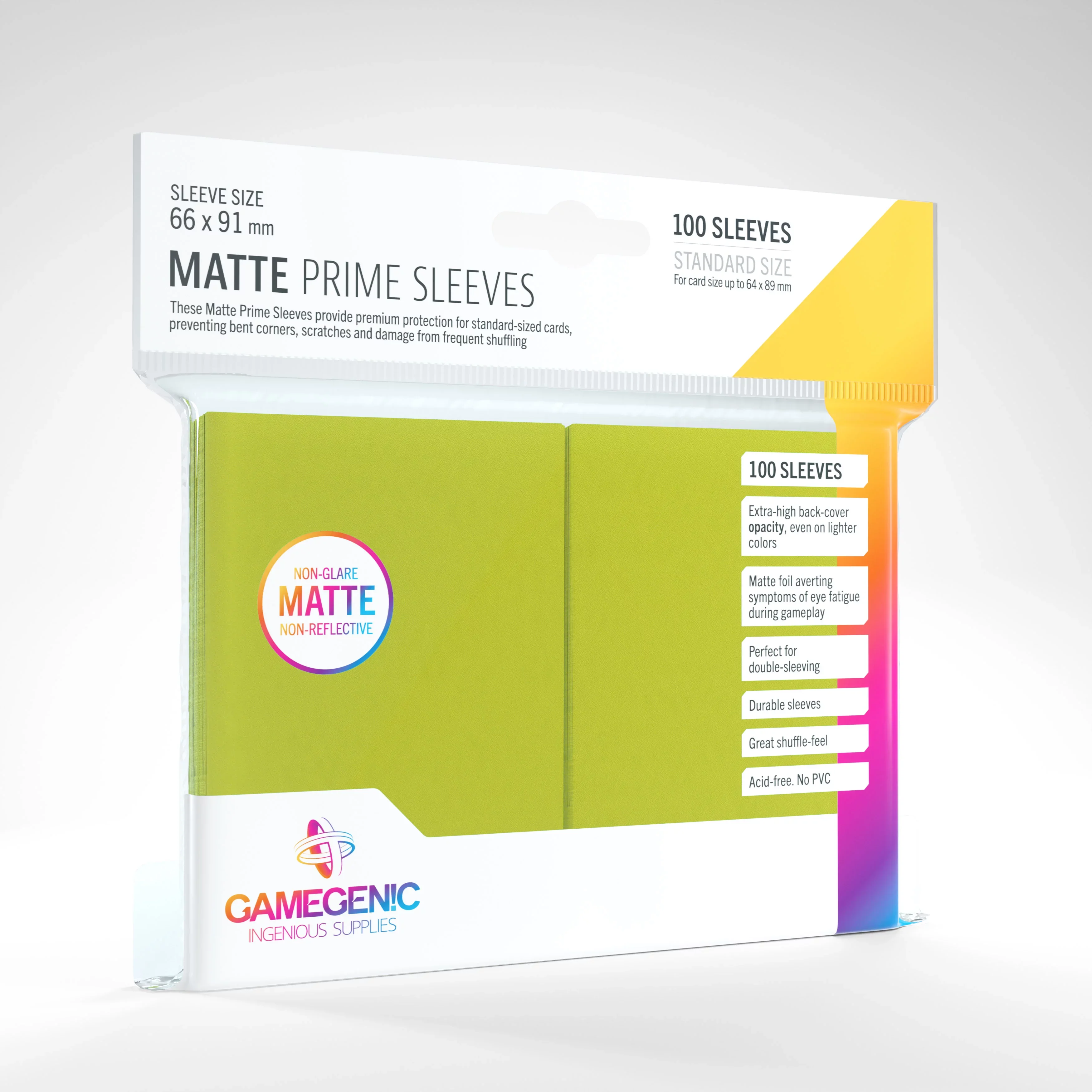 Gamegenic - Prime Sleeves, Standard (66 x 91 mm) - Image 23