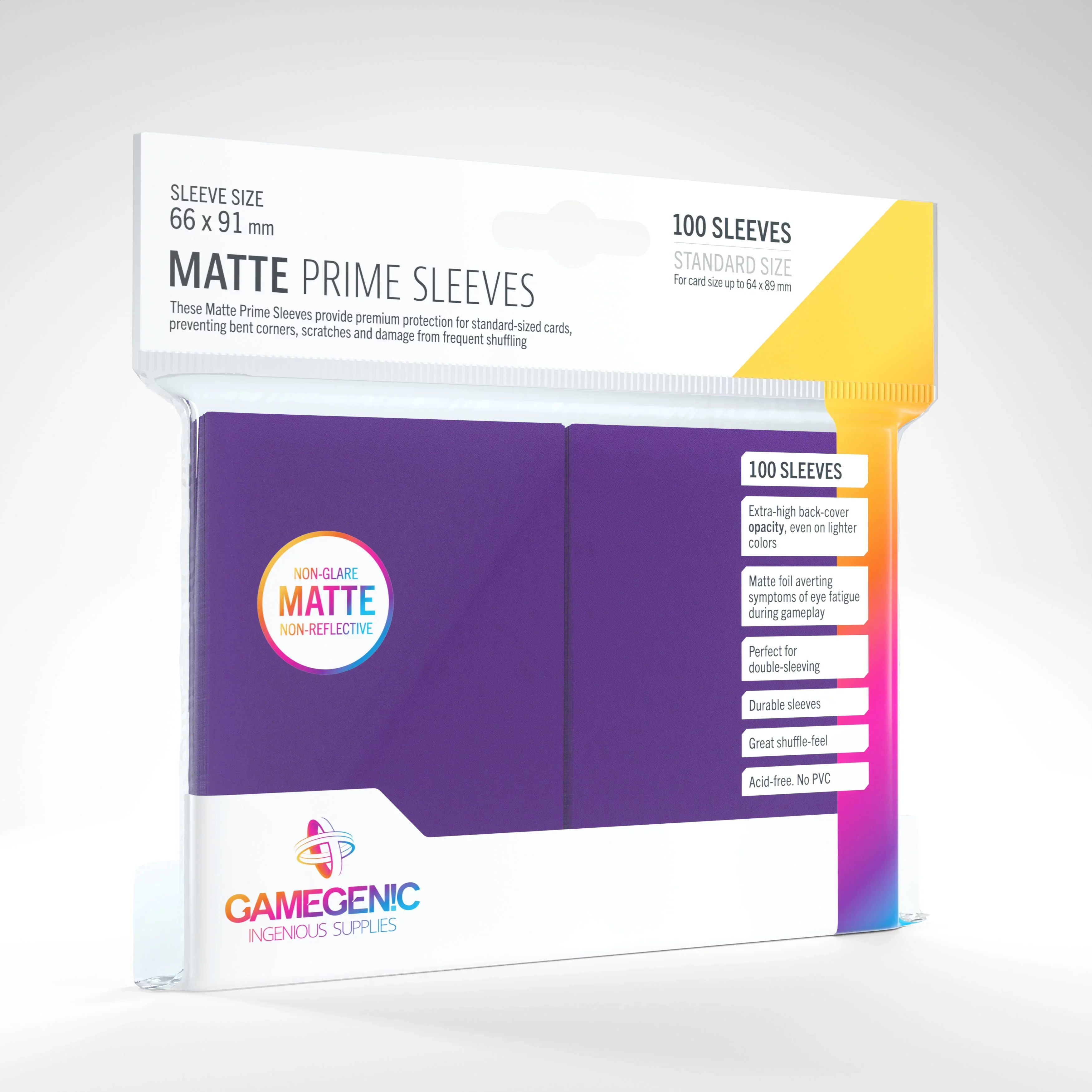 Gamegenic - Prime Sleeves, Standard (66 x 91 mm) - Image 25