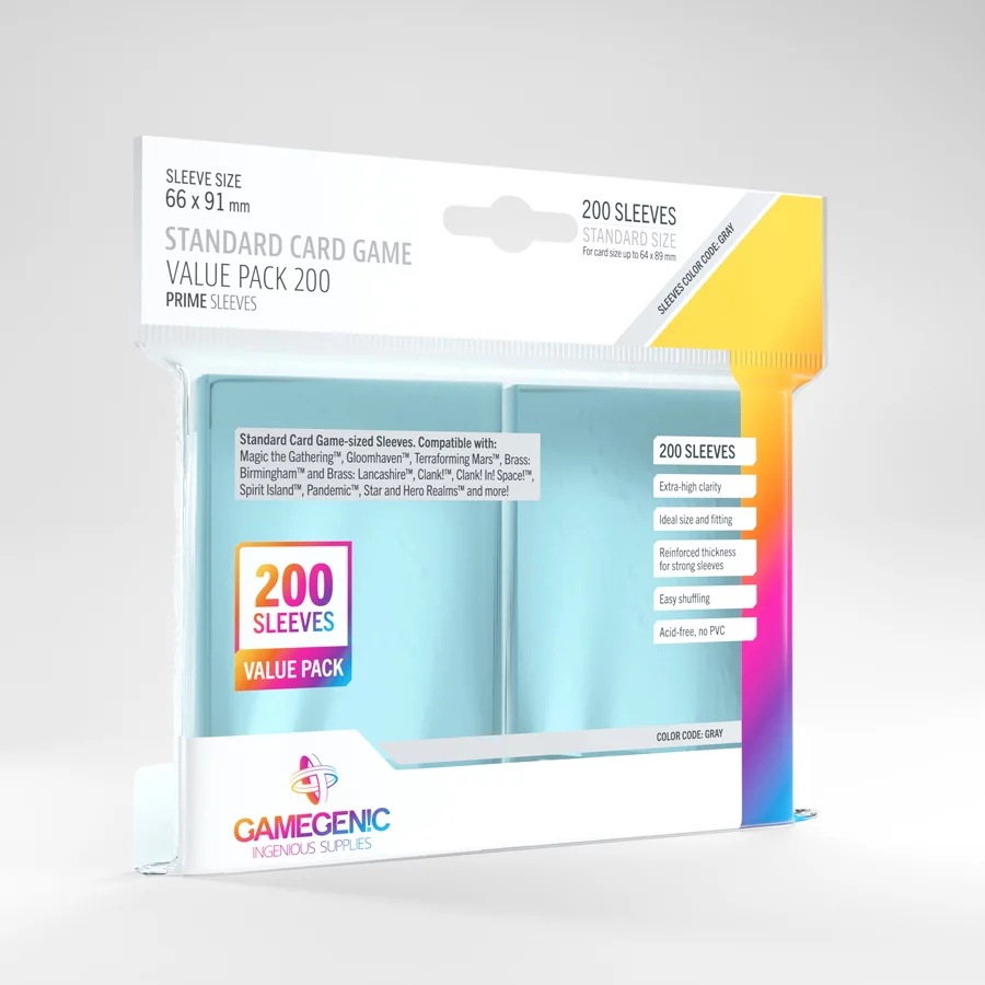 Gamegenic - Prime Sleeves, Standard (66 x 91 mm) - Image 26