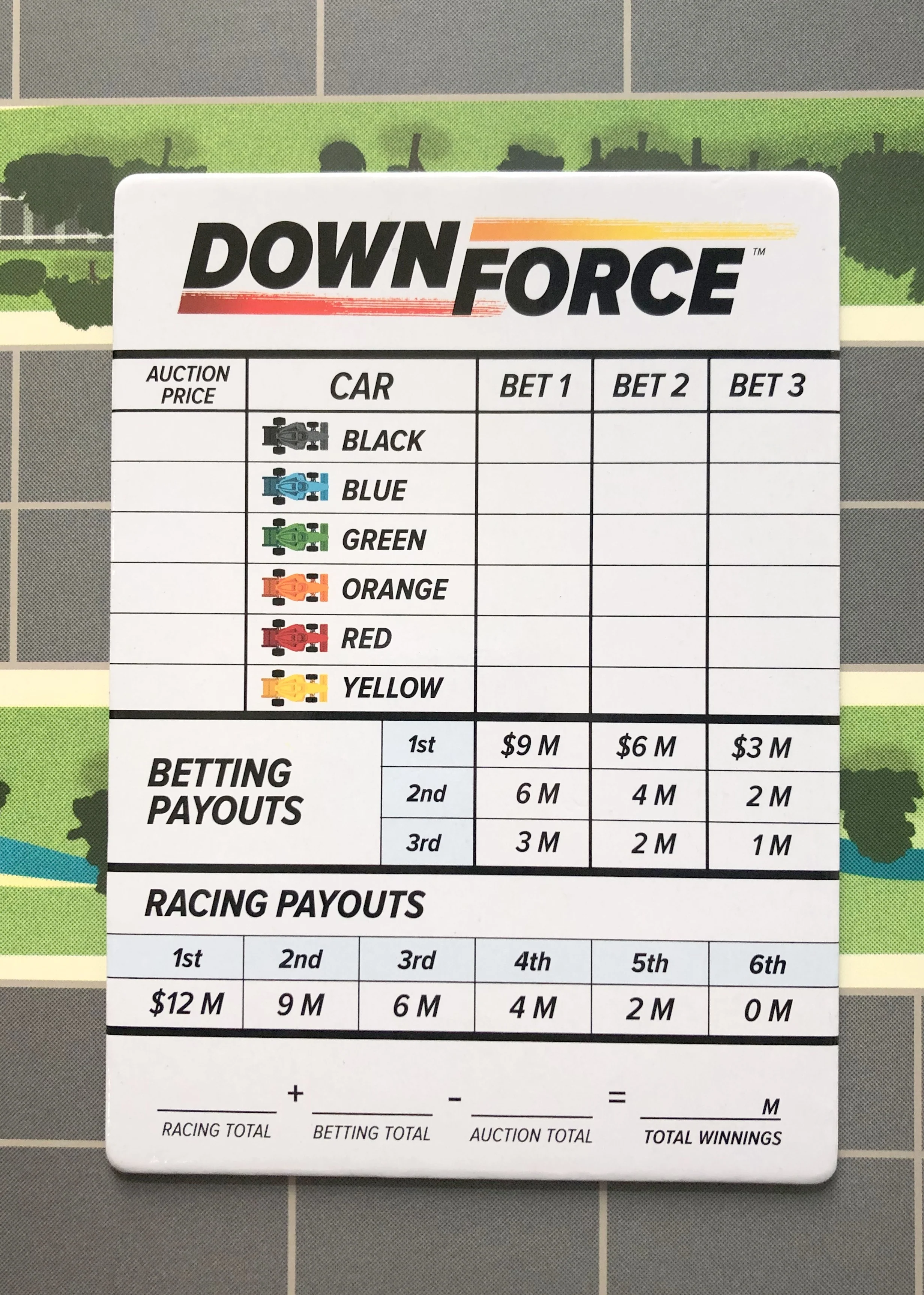 GeekUp Bit Set: Downforce Scoring Cards - Image 2