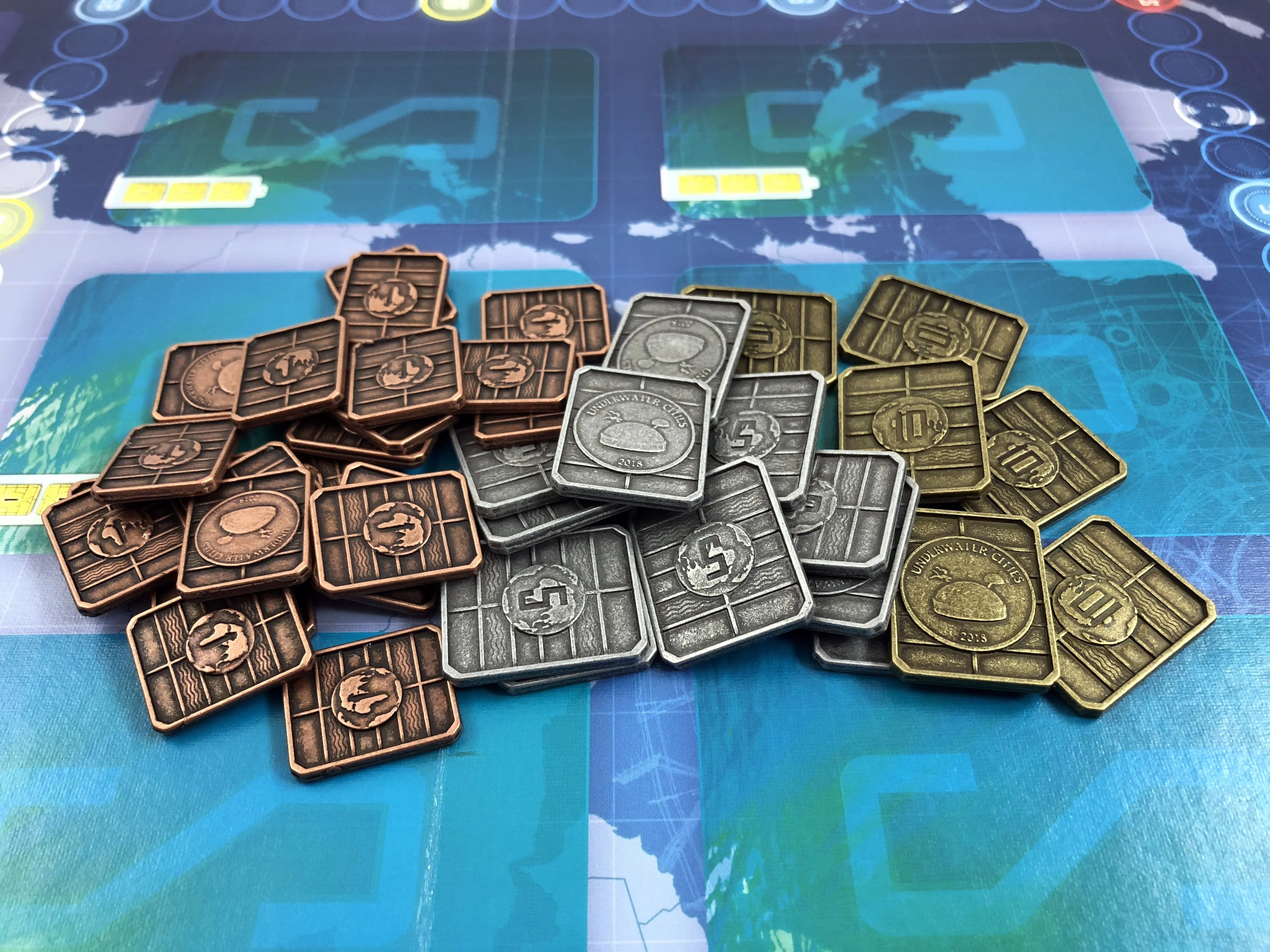 GeekUp Bit Set: Underwater Cities Metal Credit Chips - Image 2