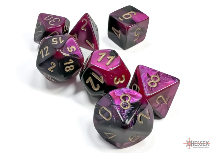 Gemini® Polyhedral 7-Dice RPG Set - Image 11