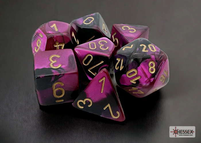 Gemini® Polyhedral 7-Dice RPG Set - Image 12