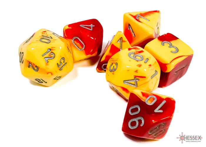 Gemini® Polyhedral 7-Dice RPG Set - Image 17
