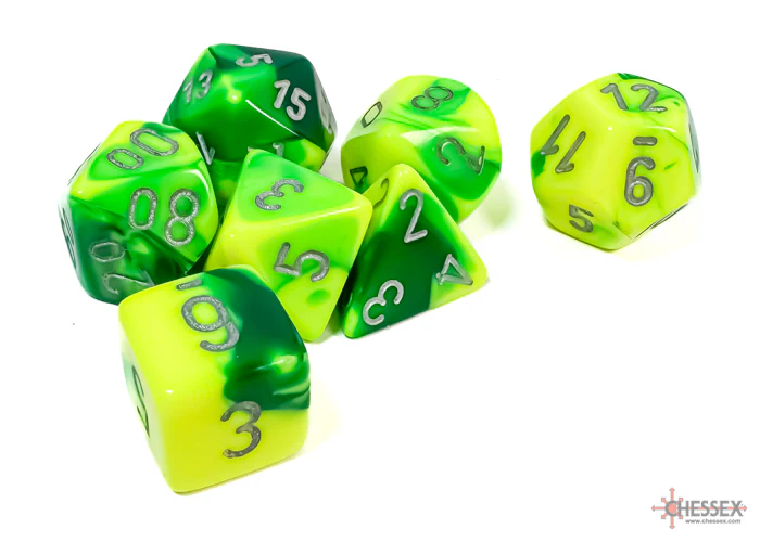 Gemini® Polyhedral 7-Dice RPG Set - Image 19