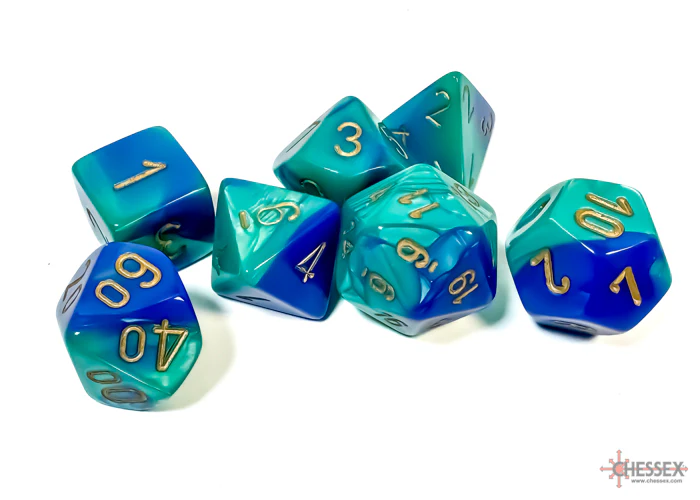 Gemini® Polyhedral 7-Dice RPG Set - Image 25