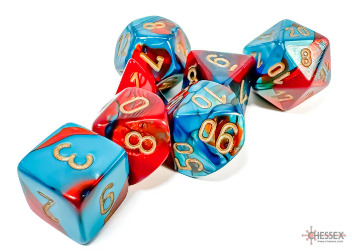 Gemini® Polyhedral 7-Dice RPG Set - Image 27