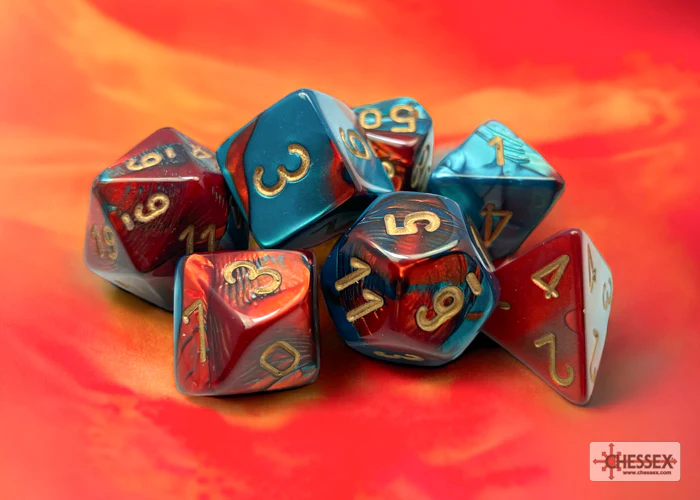Gemini® Polyhedral 7-Dice RPG Set - Image 28