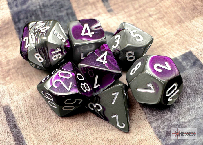 Gemini® Polyhedral 7-Dice RPG Set - Image 4