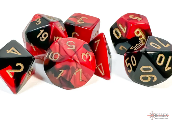 Gemini® Polyhedral 7-Dice RPG Set - Image 5