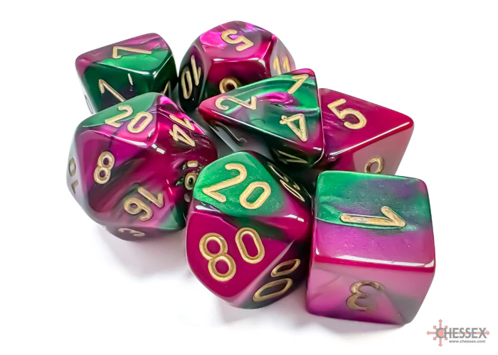 Gemini® Polyhedral 7-Dice RPG Set - Image 7