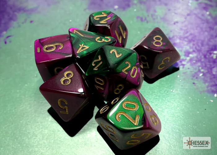 Gemini® Polyhedral 7-Dice RPG Set - Image 8