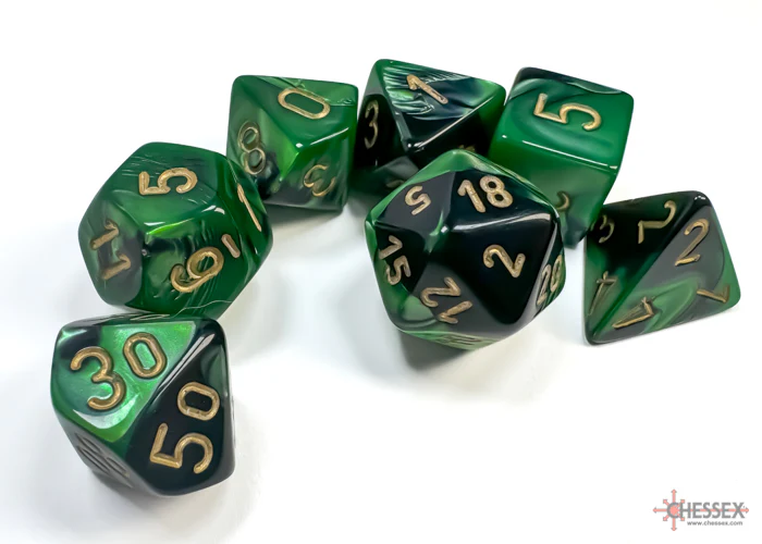 Gemini® Polyhedral 7-Dice RPG Set - Image 9