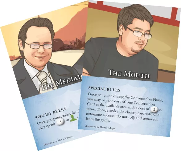 Hostage Negotiator: The Mediator and The Mouth Promo Cards