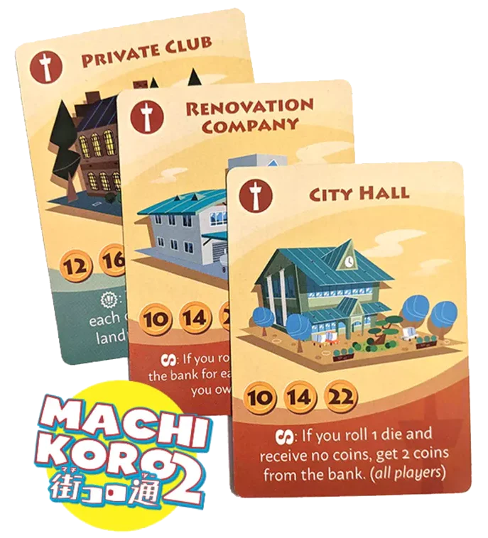 Machi Koro 2: Landmarks Promo Pack