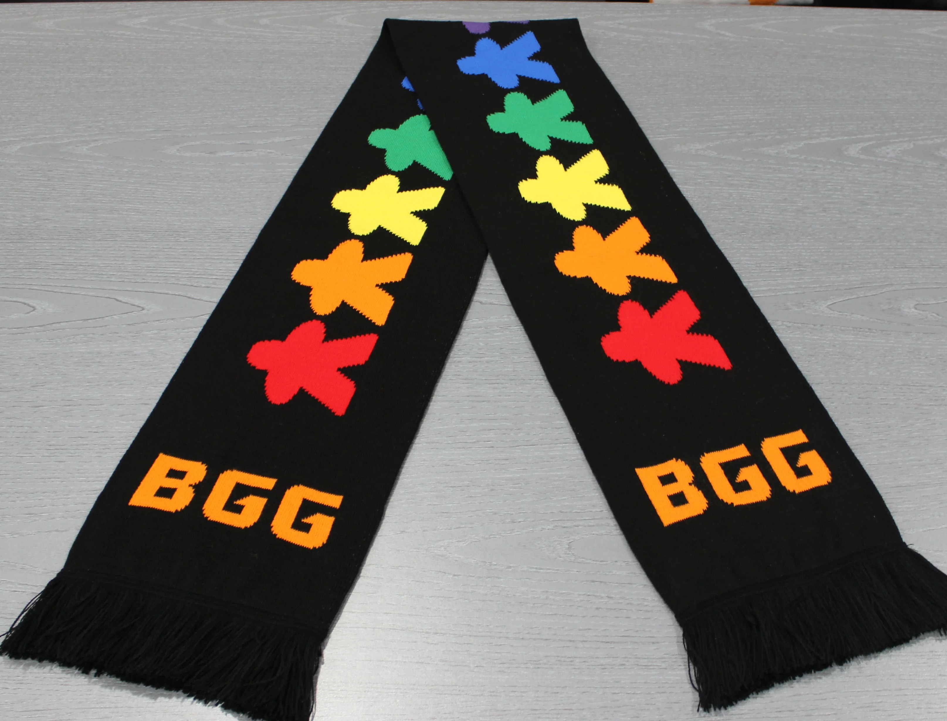 Rainbow Meeple Scarf - Image 3