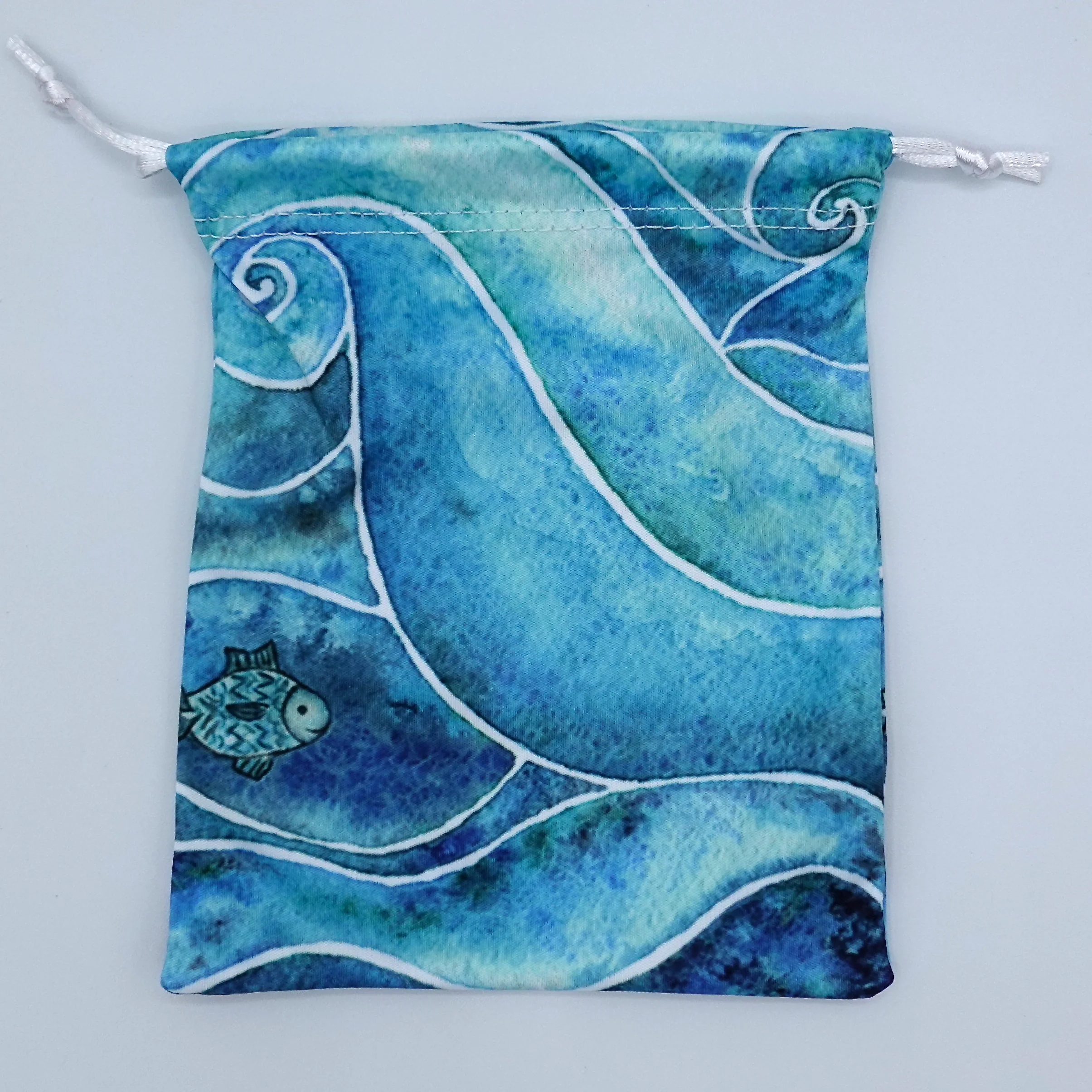 Microfiber Drawstring Bags - Four Elements Patterns - Image 9