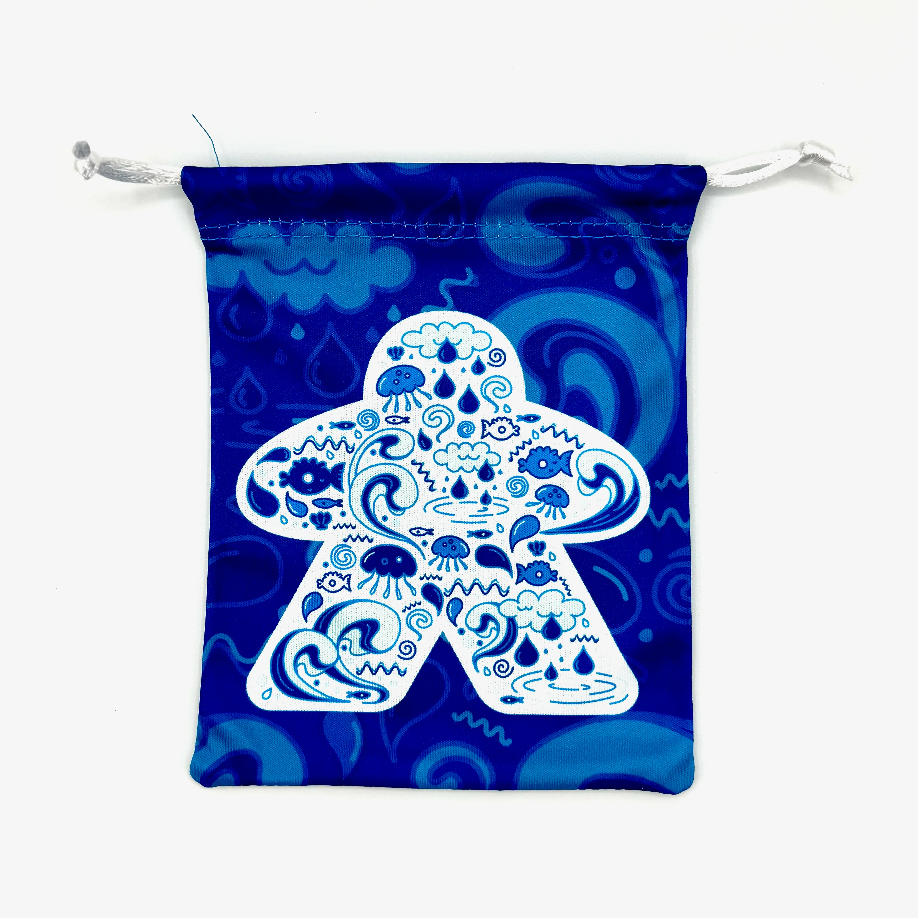 Microfiber Drawstring Bags - Meeple Patterns - Image 11