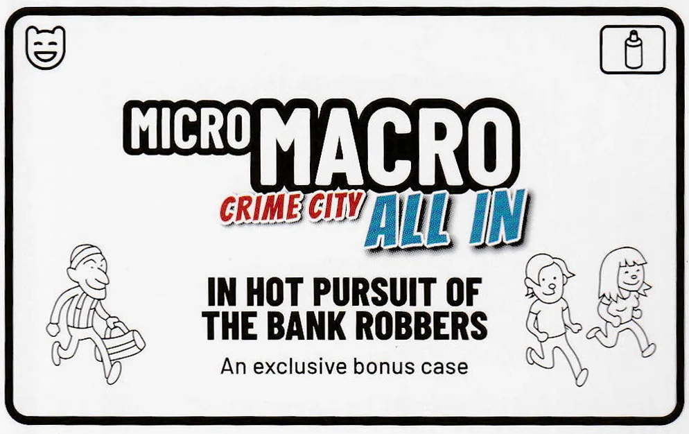 MicroMacro: Crime City - All In - In Hot Pursuit of the Bank Robbers