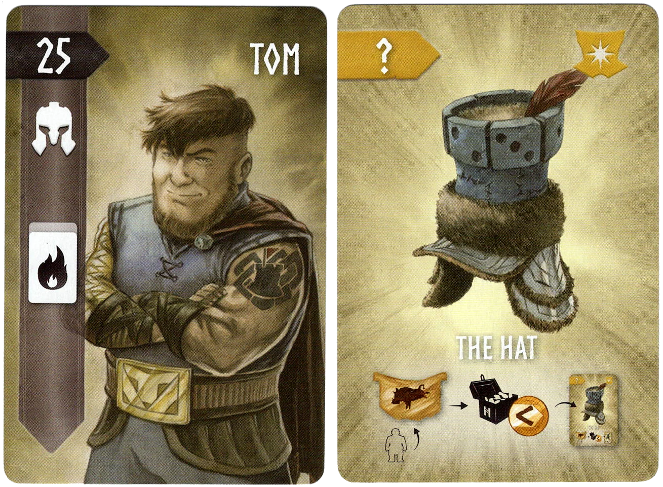 Nidavellir: Thingvellir – Crovax and Odroerir Promo Cards: Dice Tower Edition