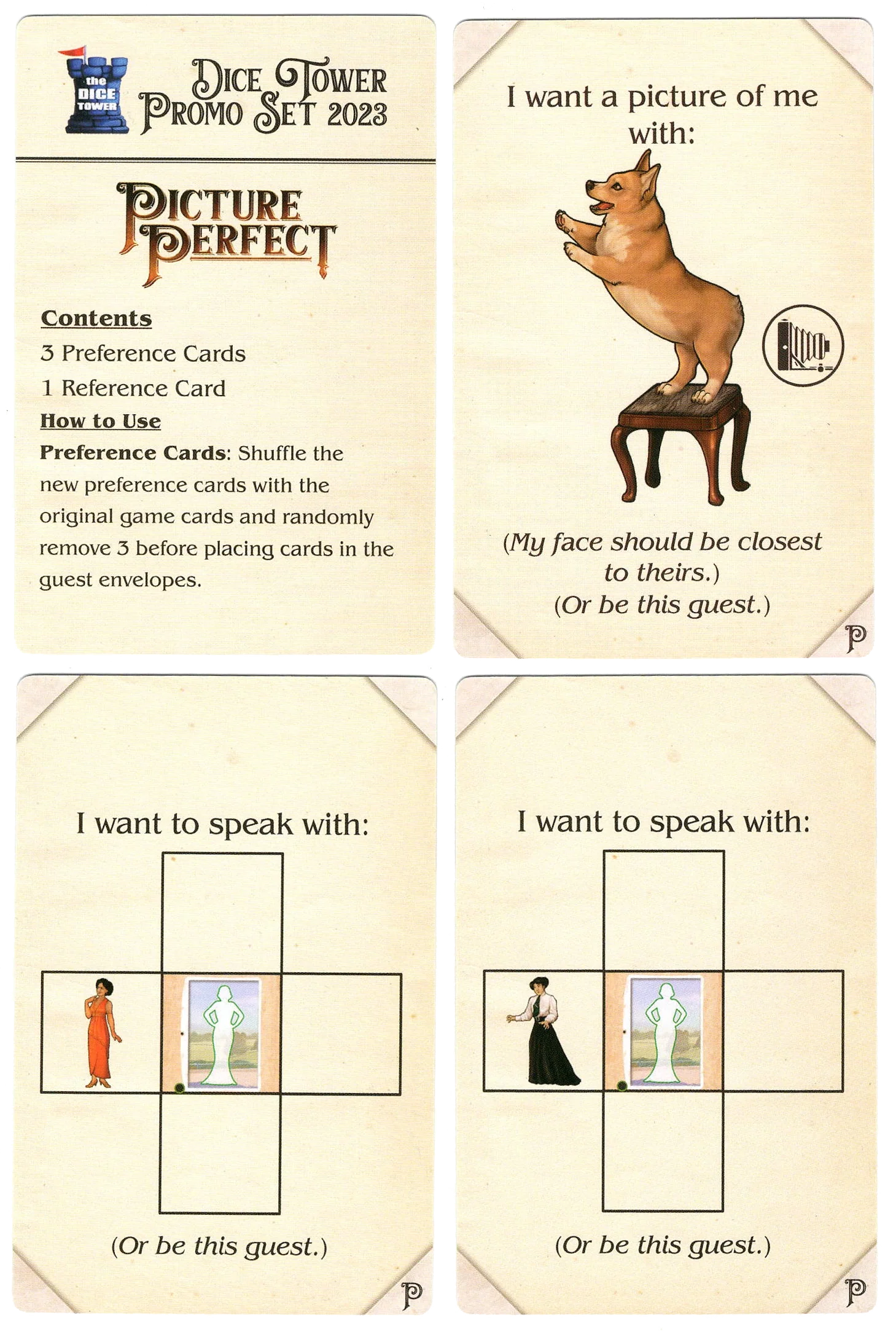 Picture Perfect: Dice Tower Promo Set 2023