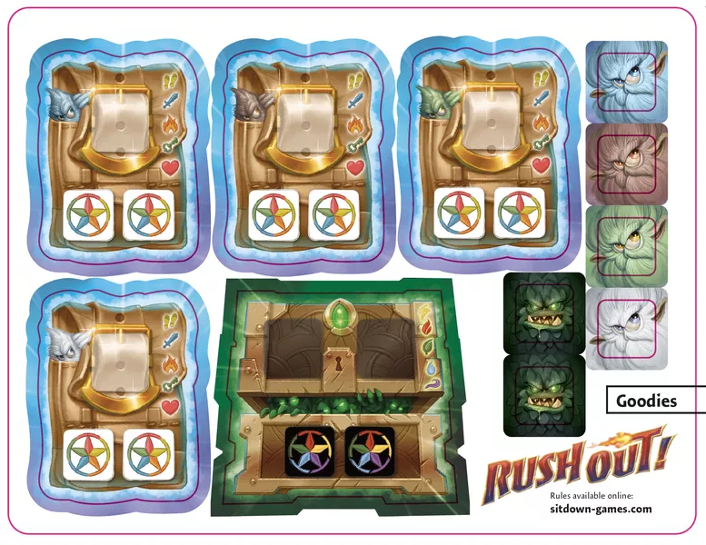 Rush Out! Goodies: The Familiars